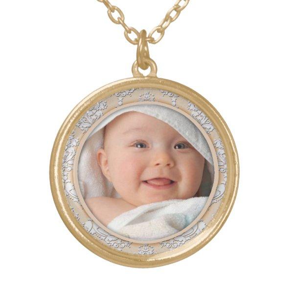 Customizable Your Photo Round Necklace