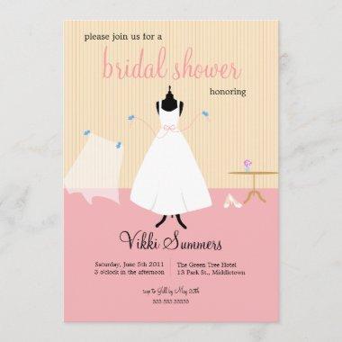 Cute Birds Bridal Shower Invitations