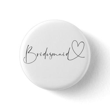 Cute Bridesmaid Bachelorette Party Button