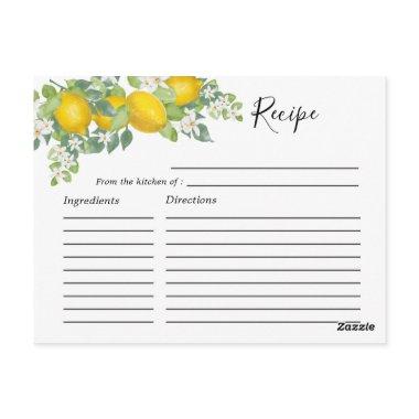 Cute Citrus Lemon Themed  Recipe