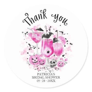 Cute Cocktails Halloween  Classic Rou Classic Round Sticker