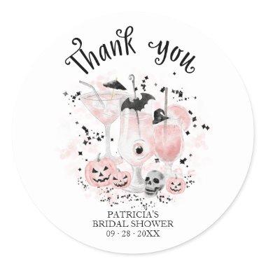 Cute Cocktails Halloween  Classic Round Sticker