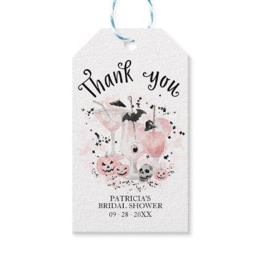 Cute Cocktails Halloween Bridal Shower Thank You F Gift Tags