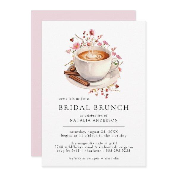 Cute Coffee | Pink Floral  Brunch