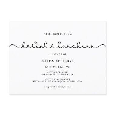 Cute connecting heart font Bridal luncheon Post