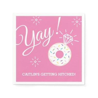 Cute Donut  / Bachelorette Party Paper Napkins