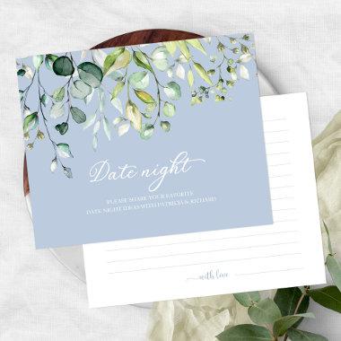 Cute Greenery  Date Night Jar