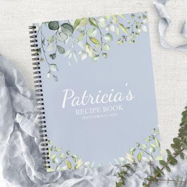 Cute Greenery Eucalyptus  Recipe Book
