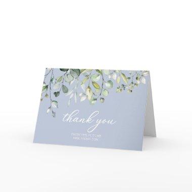 Cute Greenery Eucalyptus Bridal Shower Thank You C Invitations