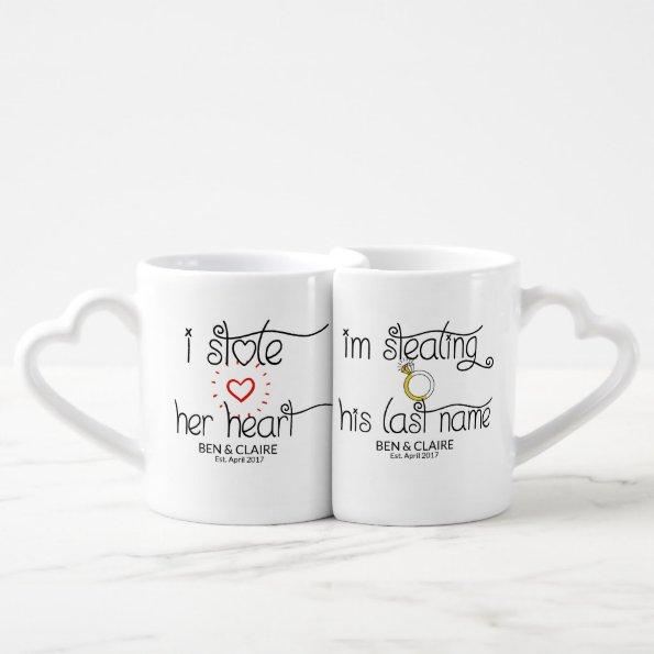 Cute His & Hers Humor Coffee Mug Set