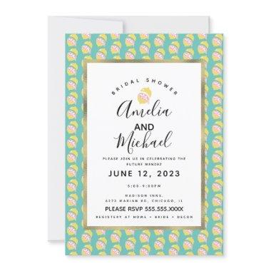 Cute Lemon Pink Dripping Simple