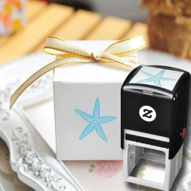 Cute Little Starfish Beach Wedding Stationery Self-inking Stamp