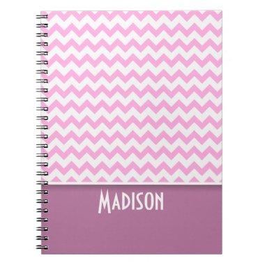 Cute Pink Chevron Notebook