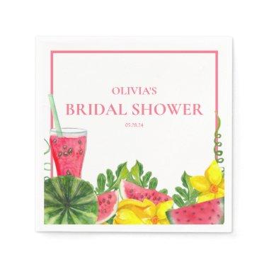 Cute Pink Watermelon  Napkins