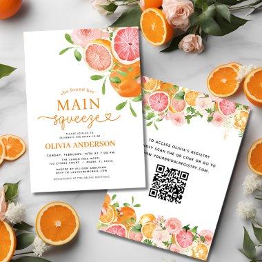 Cute QR Code Citrus Main Squeeze