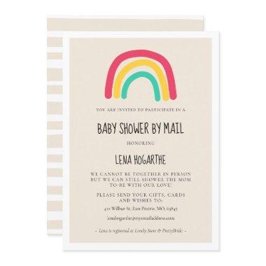 Cute rainbow Baby Shower by mail