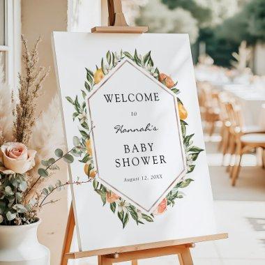 Cuties Baby Shower Welcome Sign