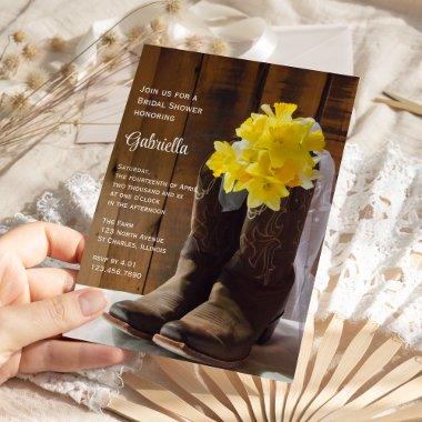 Daffodils and Cowboy Boots Western