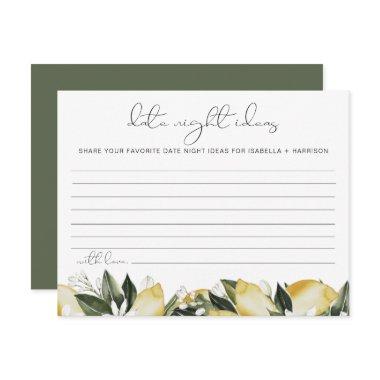 DAHLIA Lemon Citrus Date Night Ideas  Game