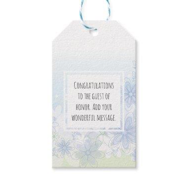 Dainty Flowers Gift Tags