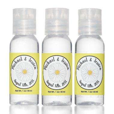 Daisy Flower Garden Party  Wedding Hand Sanitizer