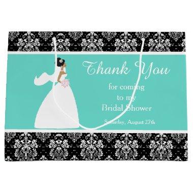 Damask  Thank You Large Gift Bag
