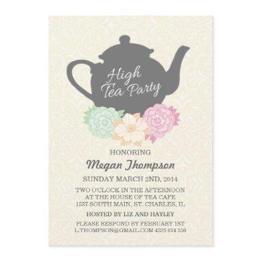 Damask & Teapot High Tea