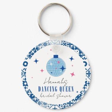 Dancing Queen greek Musical disco bridal shower Keychain