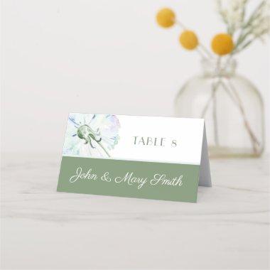 Dandelion Watercolor Wedding Place Invitations