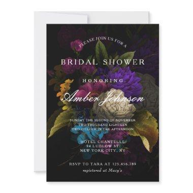 Dark Floral Moody Wedding
