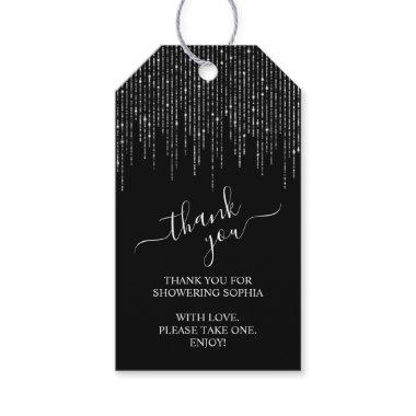 Dark Night & String Lights Bridal Shower Gift Tags