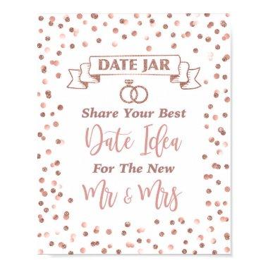 Date Jar Share Your Best Date Ideas Shower Sign