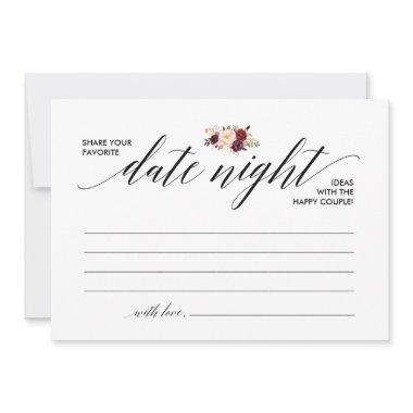 Date Night Invitations template, date night ideas v3