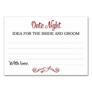 Date Night Idea Invitations