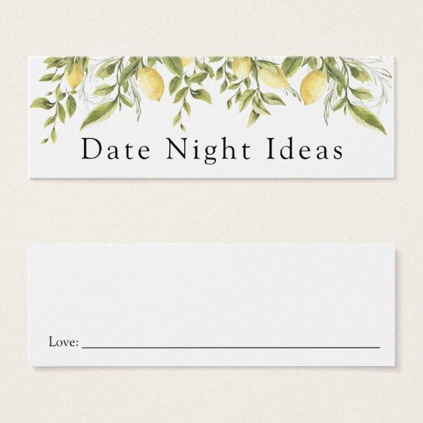 Date Night Idea Lemon Branch