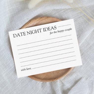 Date Night Ideas Bridal Shower Game Butterfly Enclosure Invitations