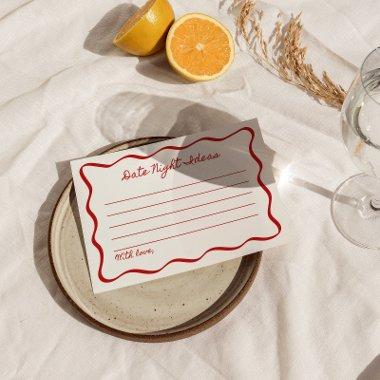 Date Night Ideas  Game Wavy Border Enclosure