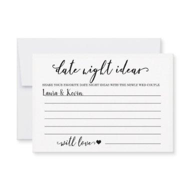 Date Night Ideas Invitations Bridal Shower Game