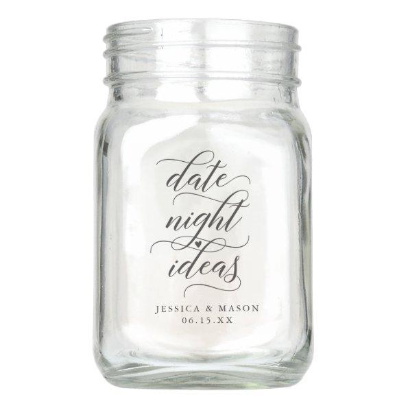 Date Night Jar - Bridal Shower - Wedding Gift