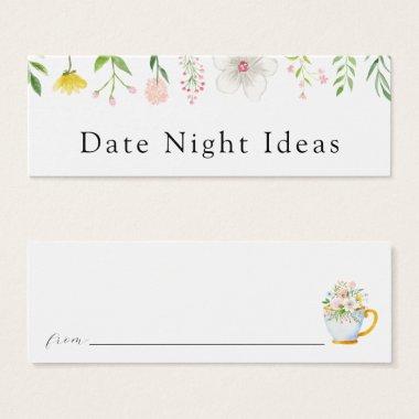Date Night Wildflower Bridal Tea Idea