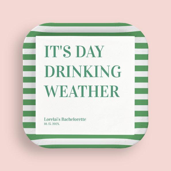 Day Drinking Weather Funny Bachelorette Napkins