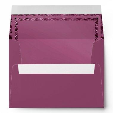 Decorative Magenta Envelope