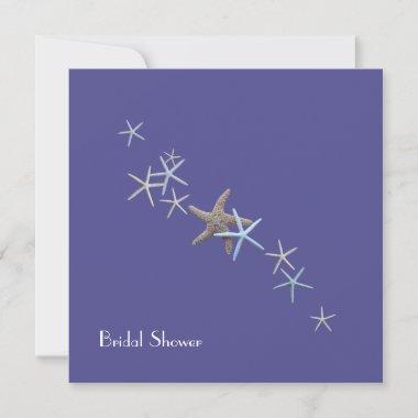 Deep Sea Starfish Bridal Shower Invitations