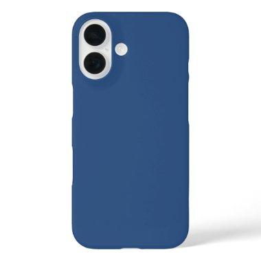 Deja Vu Blue Spring Season Solid Color iPhone 16 Case