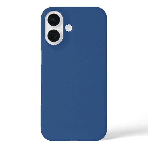 Deja Vu Blue Spring Season Solid Color iPhone 16 Case