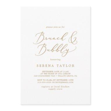 Delicate Gold Brunch and Bubbly