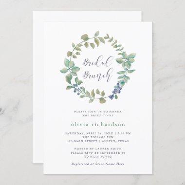 Delicate Greenery | Bridal Brunch Invitations