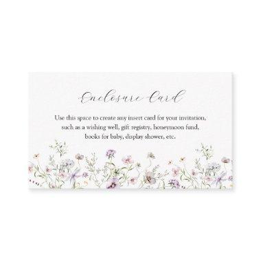 Delicate Purple Wildflower Enclosure