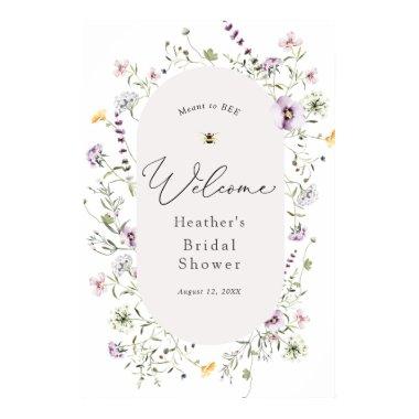 Delicate Wildflower  Welcome Poster