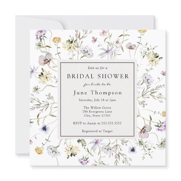 Delicate Wildflower Frame